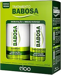 Eico Kit Tratamento Babosa Shampoo 450ml + Condicionador 400ml