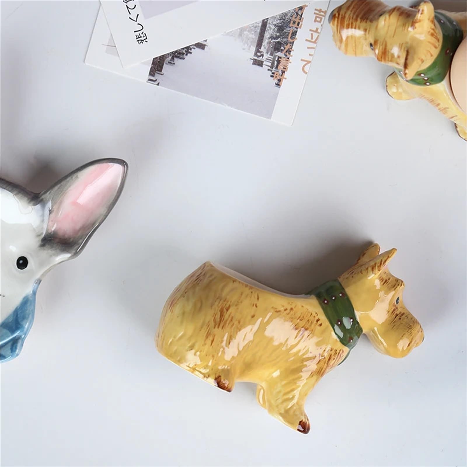 Eierbecher, Kreativität weich gekochte Eierbecher Halter Stander Hund geformt