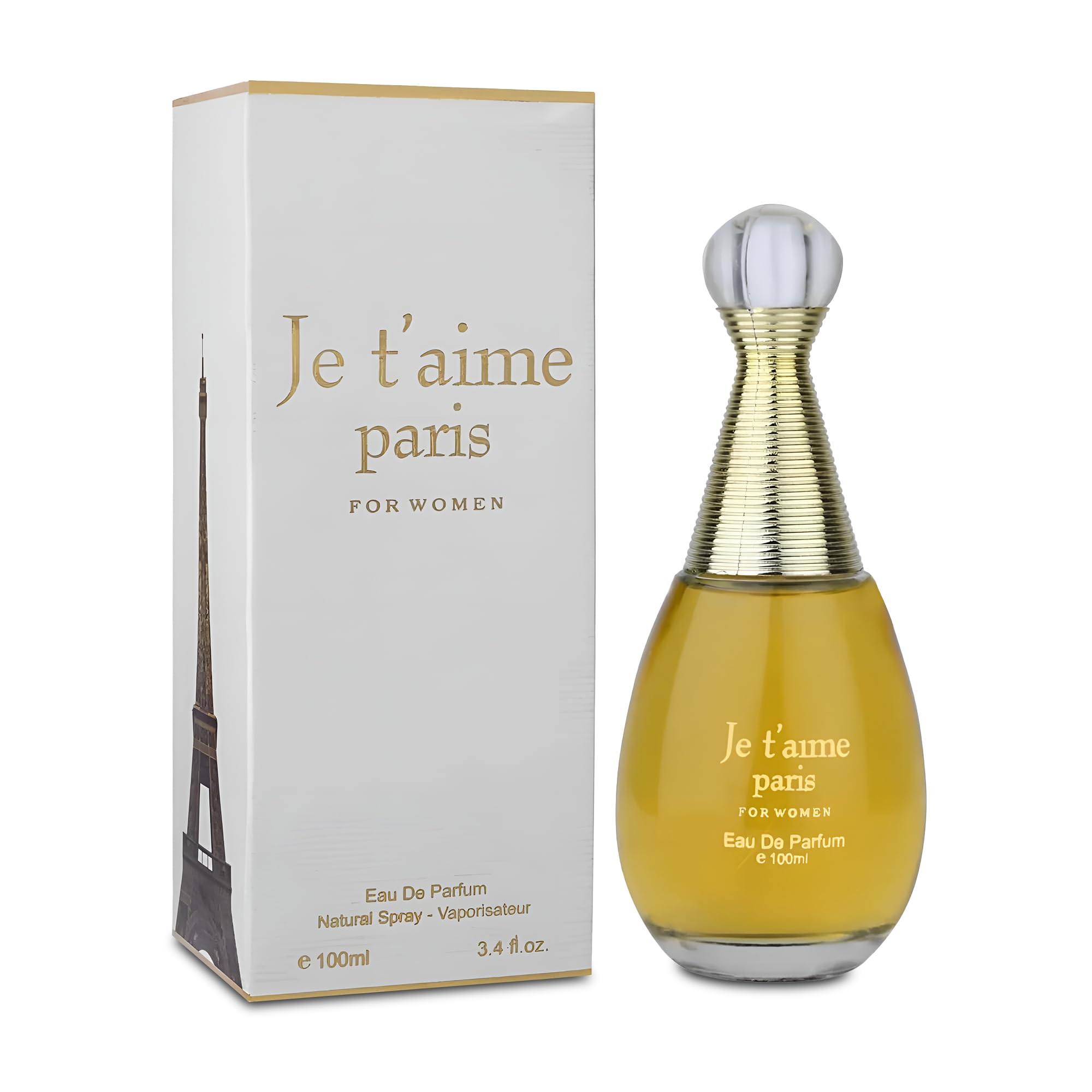AFLUXE Je taime Paris Women Perfume 3 4 Fl Oz Eau de Parfum Natural Spray with Fresh Feminine