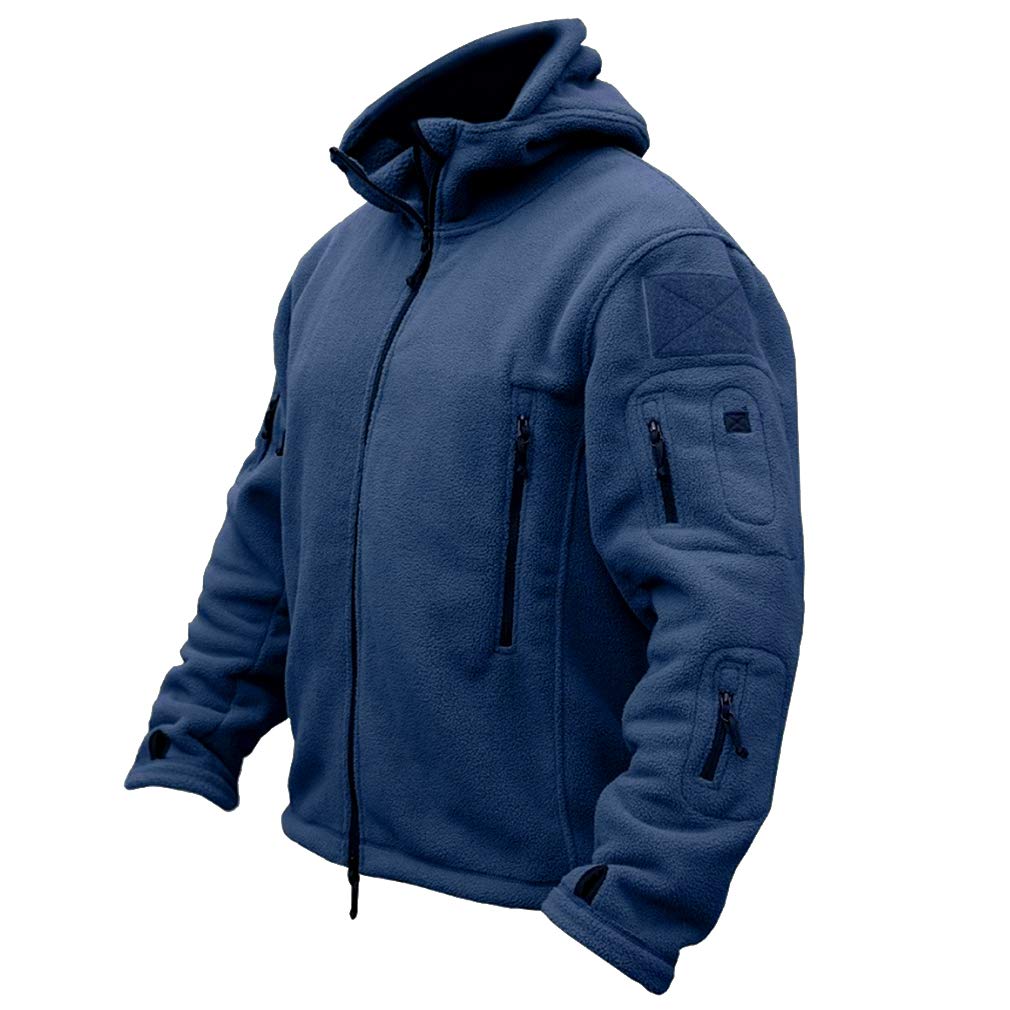 ReFire GearMen's Warm Military Tactical Sport Fleece Hoodie Jacket