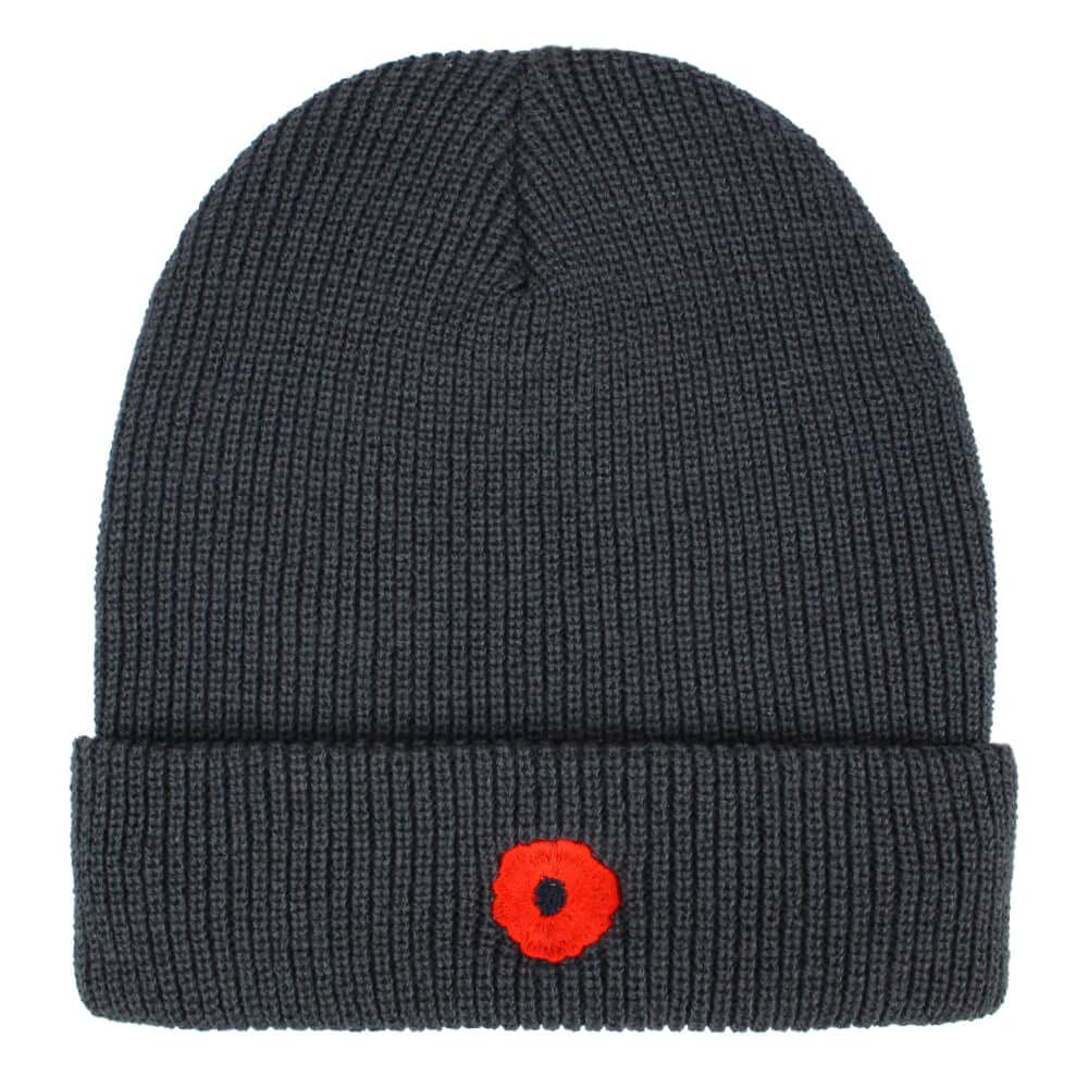 Teddyt's Men's Dark Grey Poppy Thermal Sports Beanie Hat (Dark Grey)