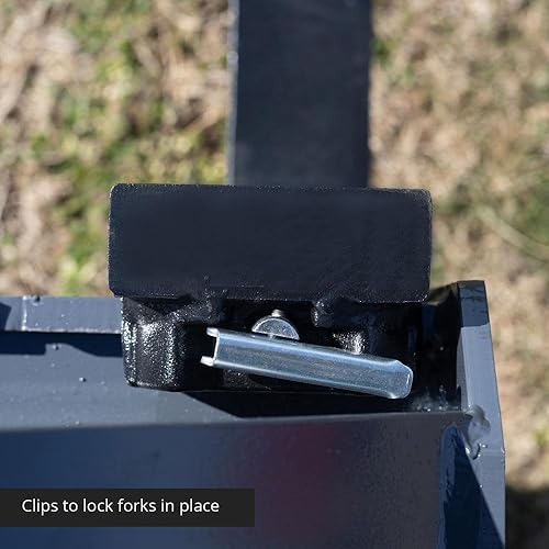 Miniatura 8 de Titan Attachments Cuchillas de horquilla de palet de 60 pulgadas, montaje de carro de clase II, 16 pulgadas desde el riel superior, horquillas para