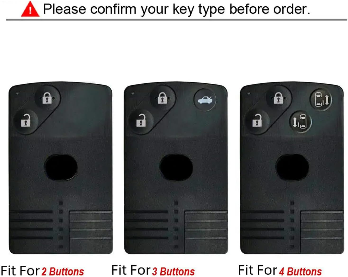 Leather Car Key Cover Keychain Holder Smart Remote Control Fob Protector Case for Mazda CX-7 CX-9 MX-5 Miata RX-8 2007 2008 2009