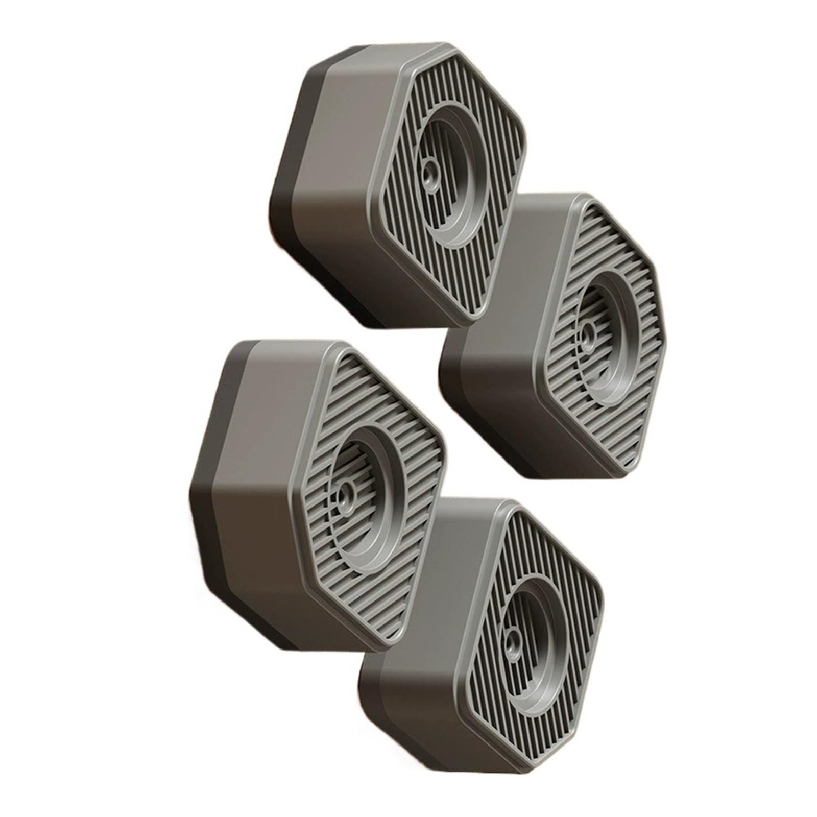 4 Stück Anti-Vibrations-Füße, Gummimatten, Slipstop, Leise Dämpfer, Ständer, Universal, For Waschmaschine, Kühlschrank, Möbel, Fußpolster
