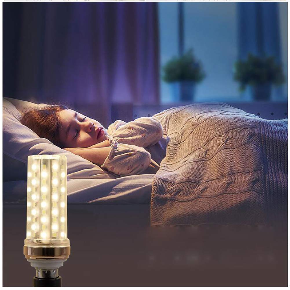 Paquete 2 bombillas LED maíz SMD2835 16 W, color cálido