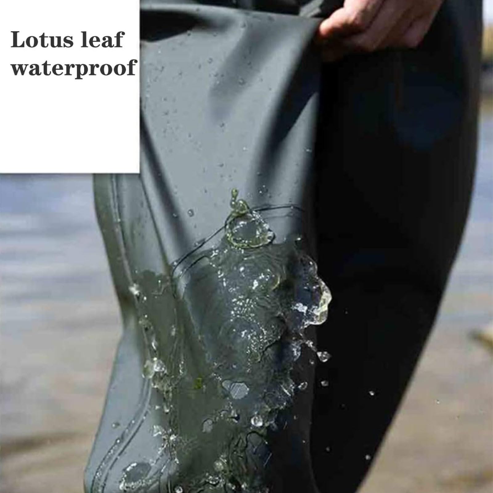 Vadeadores de Pesca con botas de goma para Hombres,Vadeadores de pecho Transpirables con bolsillo en el pecho,correa ajustable rodillas reforzadas,ideales para pesca y actividades al aire libre