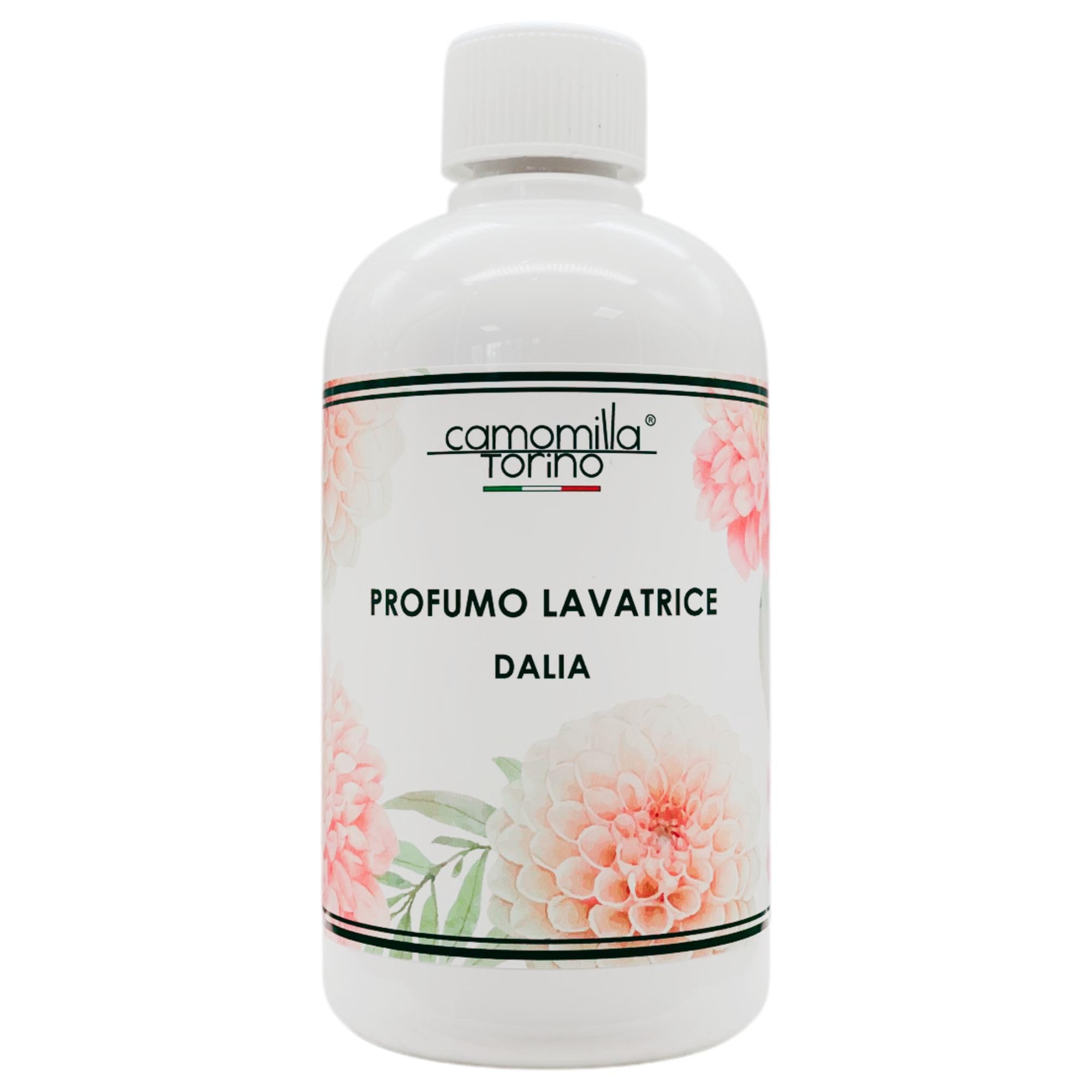 Camomilla Torino, Profumo Lavatrice, DALIA 500ml + Tarmiblok, Proteggi e Profuma Per Armadi e Cassetti, Profumo Di Primavera Provenzale (2xProfumo Lavatrice+1xTarmiblok)