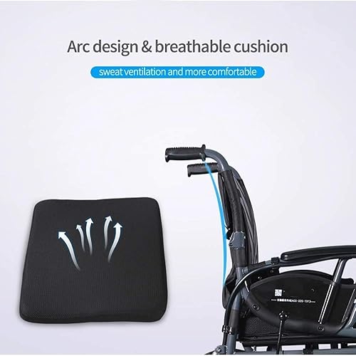 Miniatura 5 de NEOCHY Silla de ruedas portátil inteligente multifunción eléctrica para personas con discapacidad de gran tamaño, ligera, plegable, discapacitados,