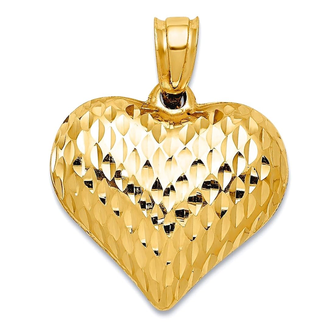 Breloque cœur or jaune - Pendentif d'occasion
