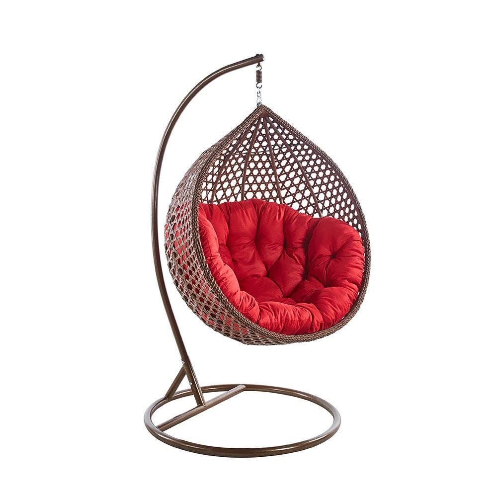 Danube Home Arabian Hanging Swing Red Modern Design Hanging Chair