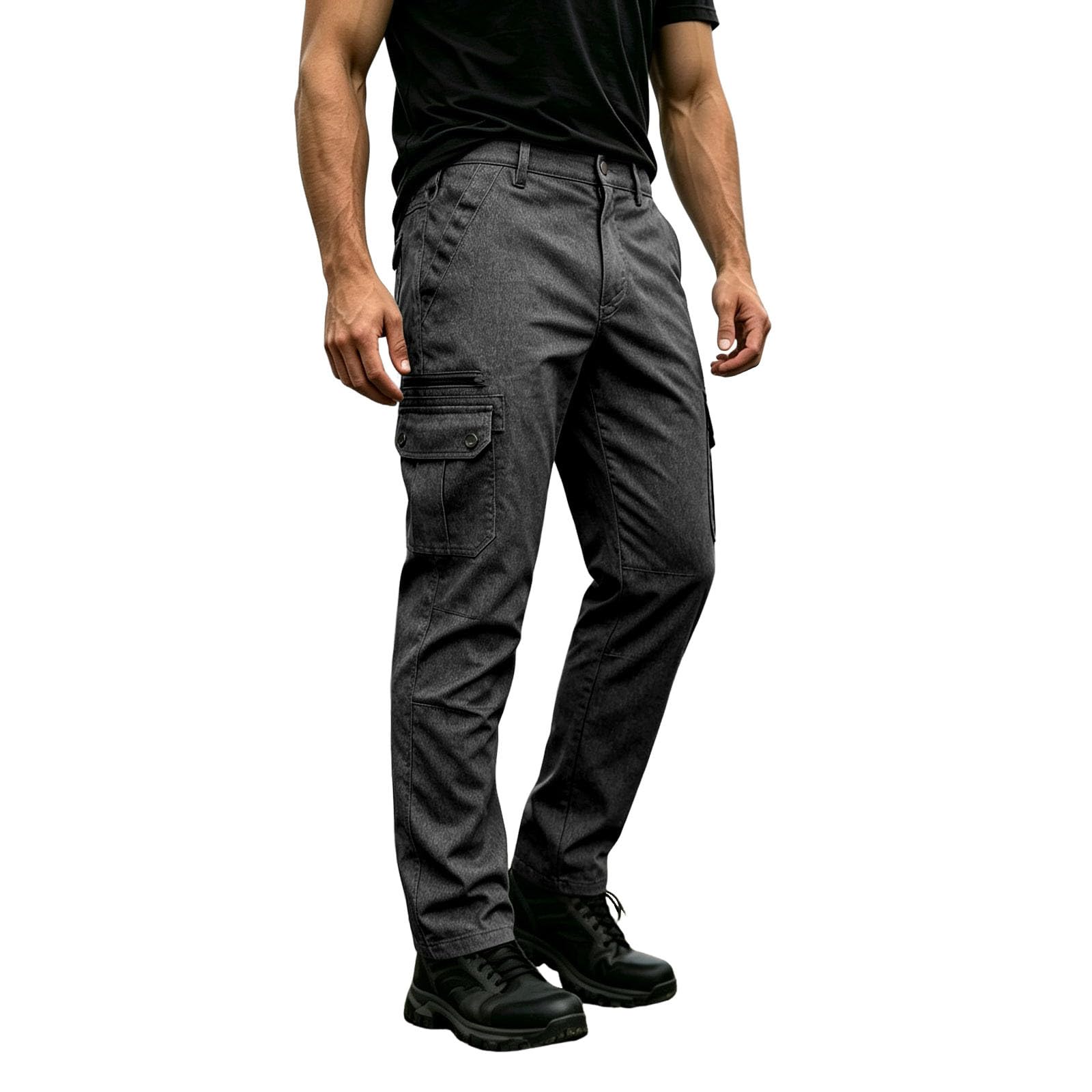 Pantalones cargo para hombre, pantalones de senderismo holgados, pantalones cargo con bolsillos, pantalones tácticos militares, pantalones de trabajo, pantalones casuales, pantalones de exterior