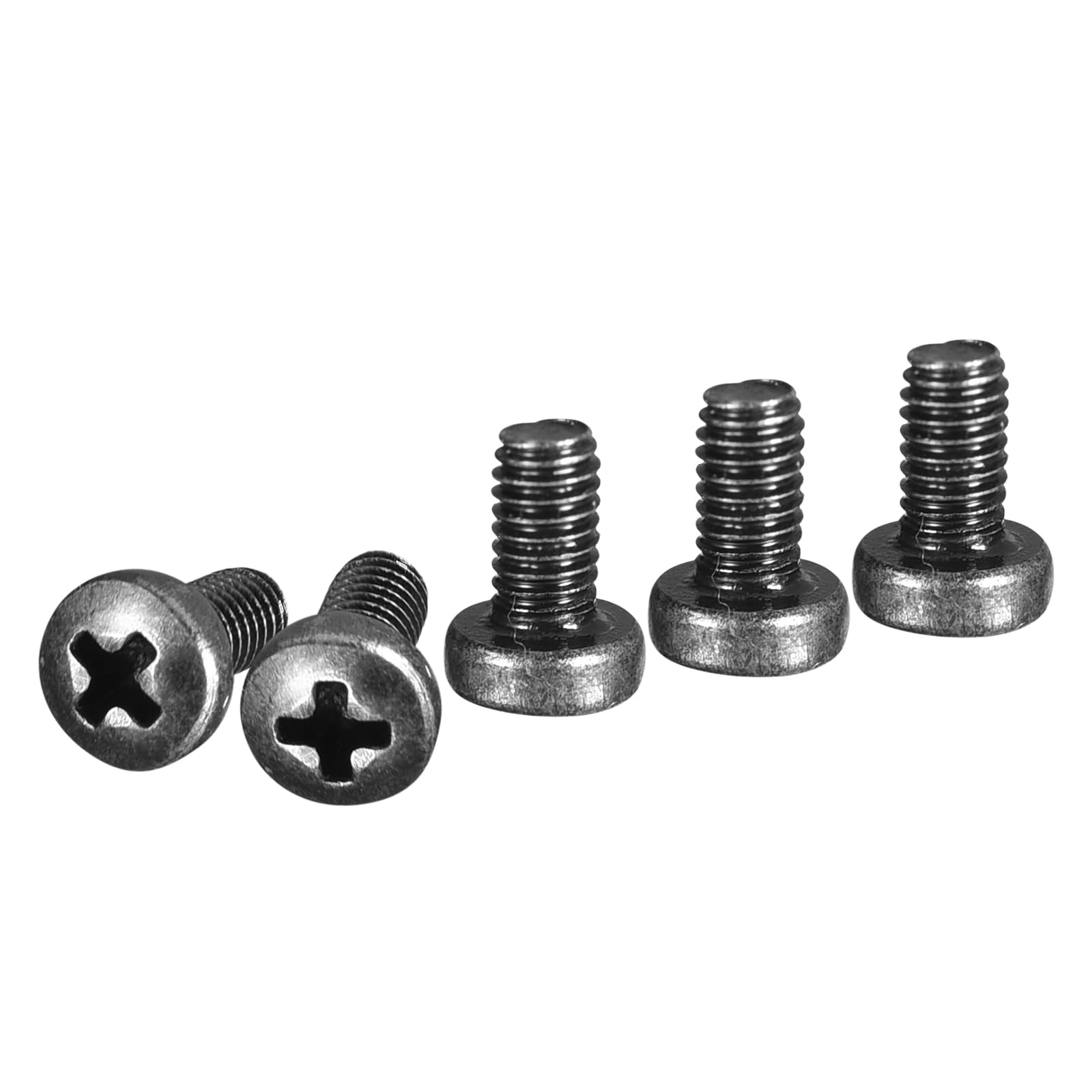 DTGN M3x5mm Pan Head Machine Screws, 100Pcs M3 Phillips Drive, Metric Coarse Full Thread, Steel Black Oxide Finish, Screws Bolts Kit