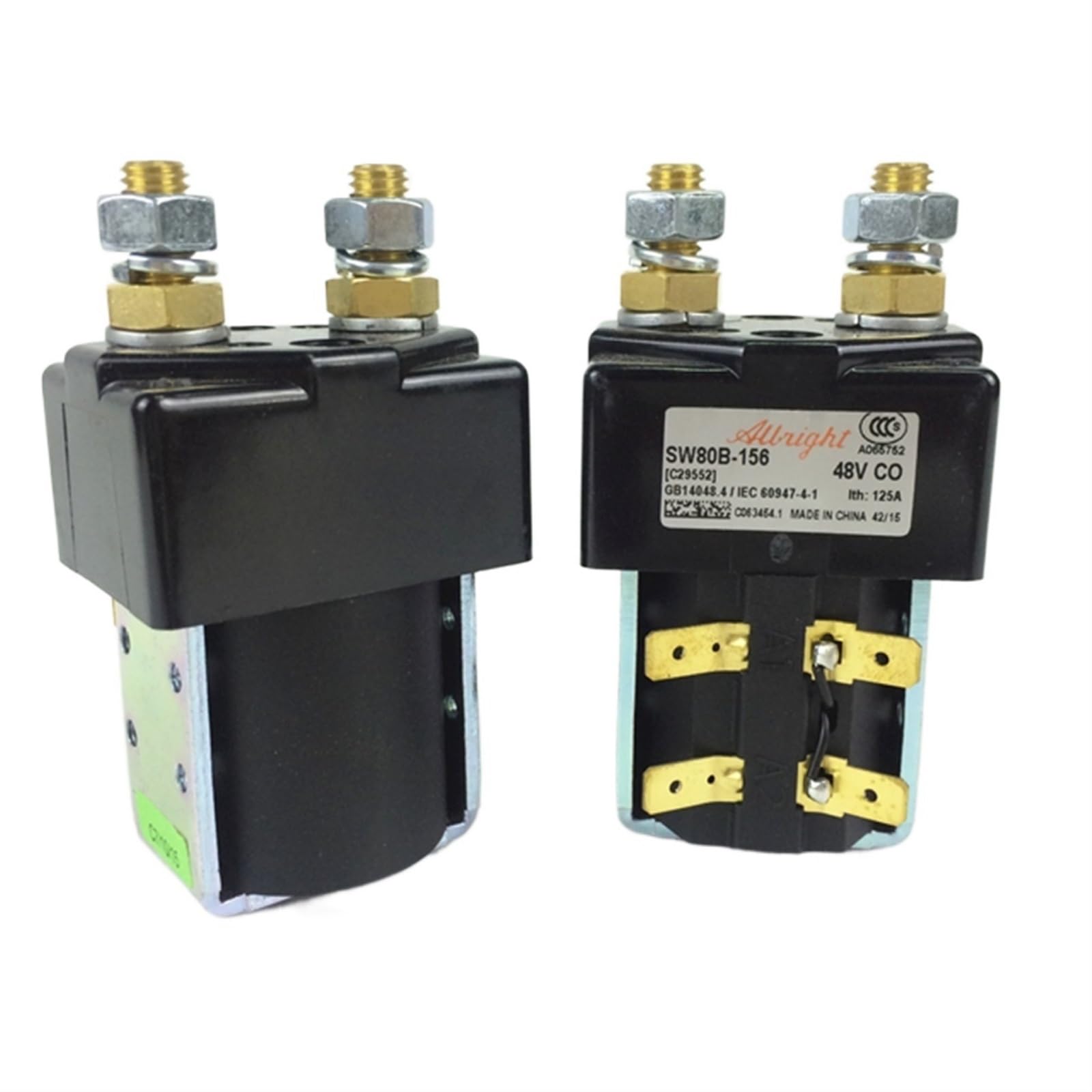 QEFHSVVZE 48v 100A Albright sw80-156 Model DC contactor for Golf cart/Pallet Truck/Stacker