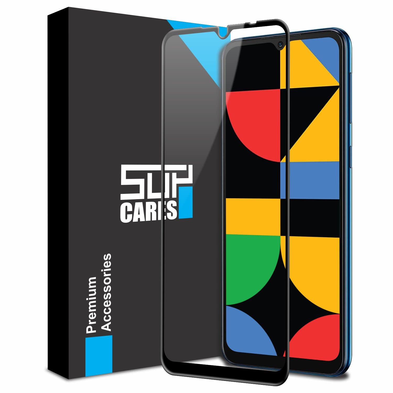 SupCares Military-Grade Gorilla Tempered Glass Full Screen Protector For Redmi A2 Plus,A2,Redmi A1,10A,9 Activ,9I,9I Sport,9C,9A,9A Sport and Poco C31(6.52 Inch)With Installation Kit|Black