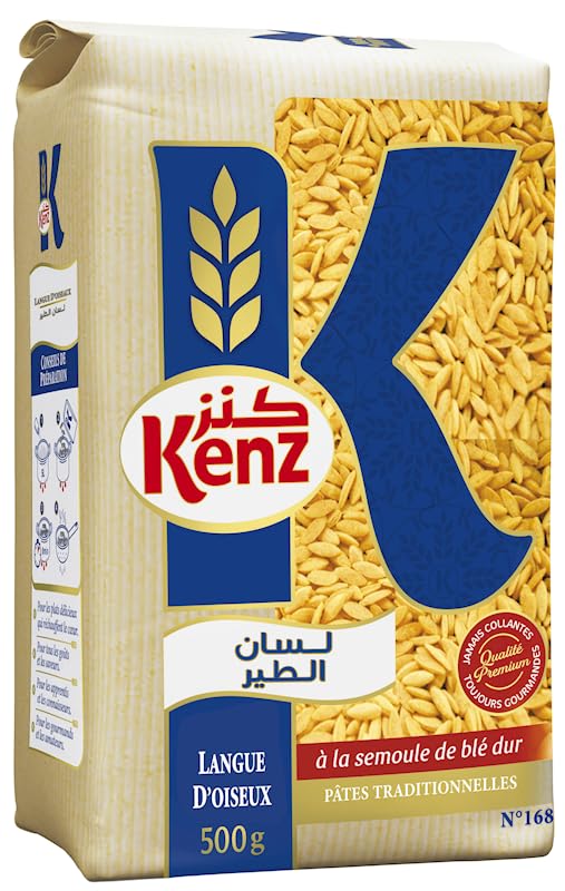 Kenz Orzo Bird's Tongue Pasta | 500g, Pack of 12