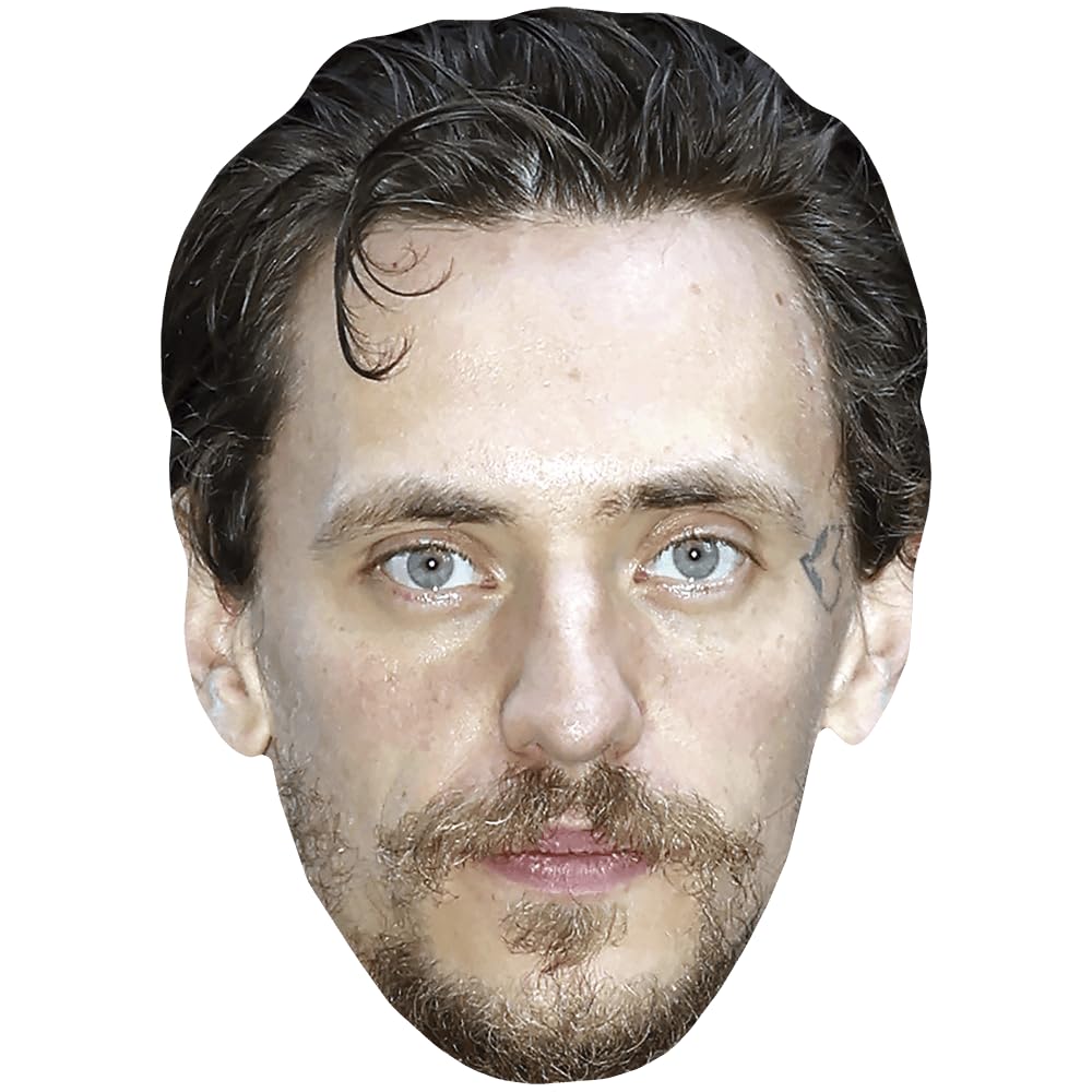 Celebrity Cutouts Lifelike Sergei Polunin (Beard) Big Head. Larger Than Life Mask.