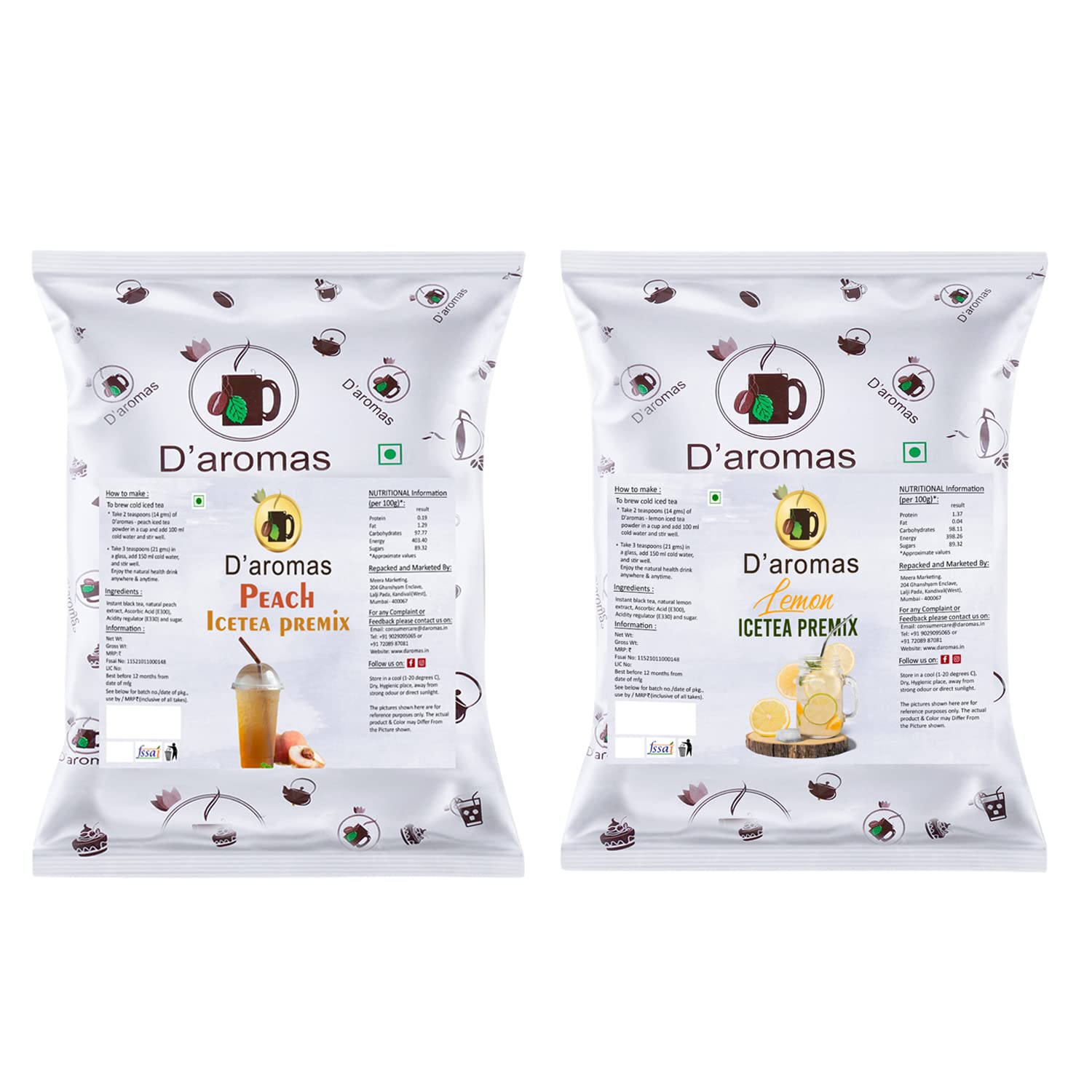 Daromas Peach & Lemon Ice Tea 1kg, Instant Premix Ice Tea Powder, Ready to Drink Iced Tea, Summer Drink (B09VGLPK48) Amazon Price History, Amazon Price Tracker