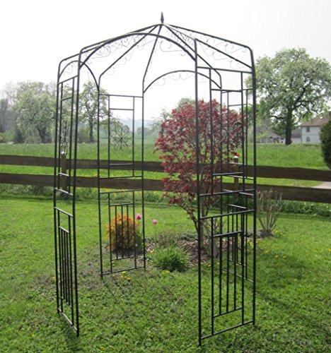 Rosenbogen Metall Aleos als Rankhilfe und Pergola