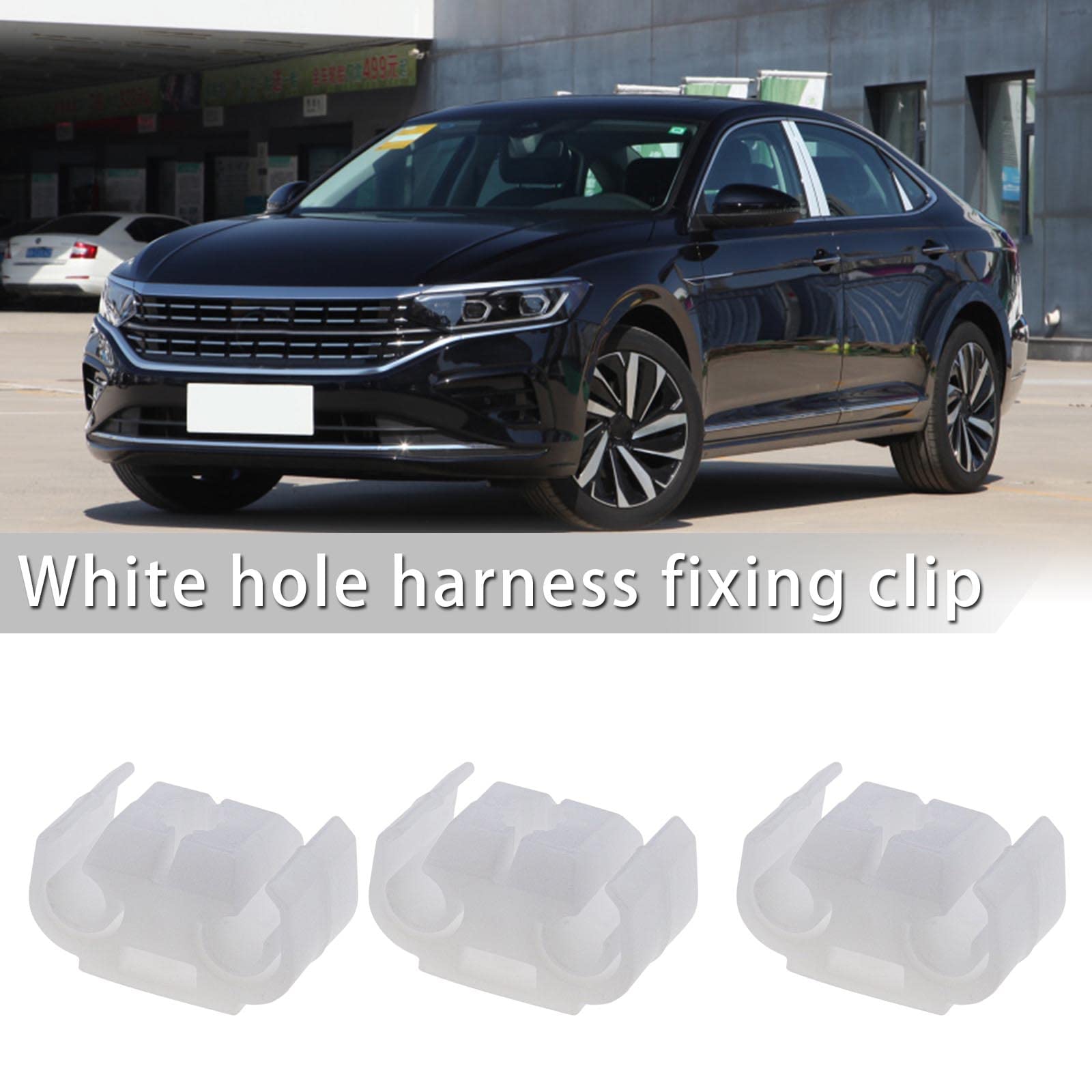 20 Clip Staffa Per Tubo Freno Doppio In Nero – Compatibili Con Audi, Seat, VW Golf/Bora/Passat E Altri Modelli