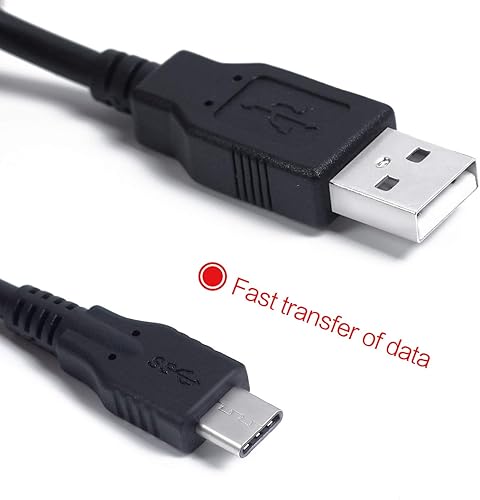 Vista 3 de HEATFUN Cargador USB C para Nintendo Switch, cable de carga rápida para Nintendo Switch, MacBook, Pixel C, LG Nexus 5X G5, Nexus 6PP9 Plus, One Plus