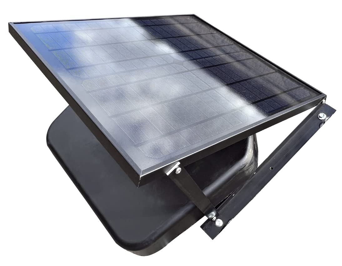 Amazon.com: Solar ATTIC Fan - iSolar 20WSPF-FLEX-SNV with Brown SNOWVENTCO  Roofer's Vent • 100% Solar Powered • up to 400 CFM • Ideal for a 600 sq.  ft. Area • All Season