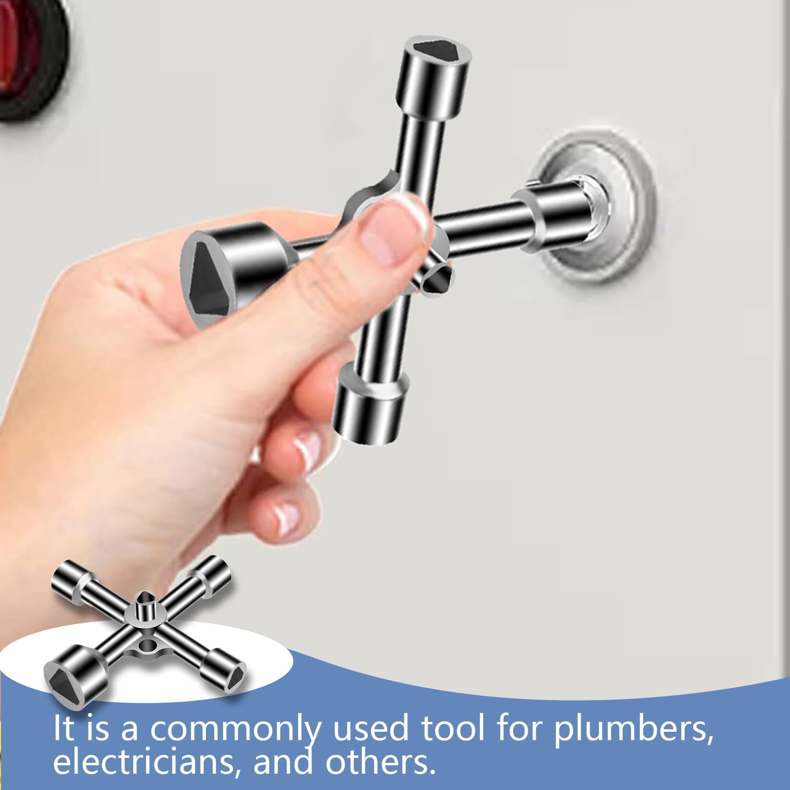 Dreieck Schlüssel Für Zählerkästen - Universal Schlüssel Metall