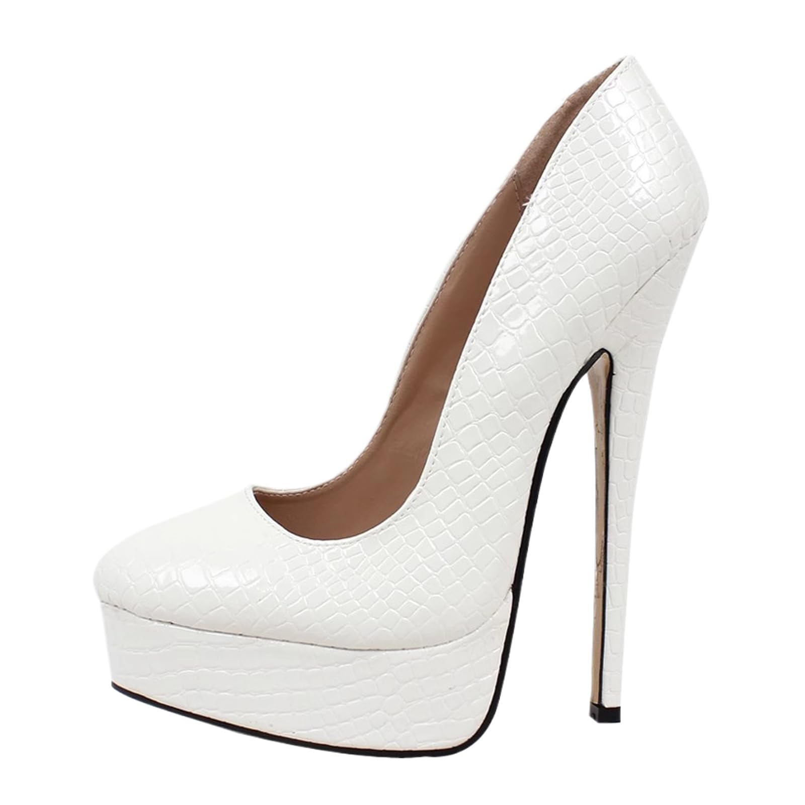 Talons Hauts Extra Hauts de 18 cm pour Femmes et Hommes, pour Pole Dance et Spectacles de Strip-Tease | Escarpins à Plateforme pour Performances scéniques et travestisme