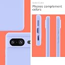 YATWIN Silicone Back Case for Google Pixel 8, Soft-Touch Phone Back Cover for Google Pixel 8 - Lilac gallery image