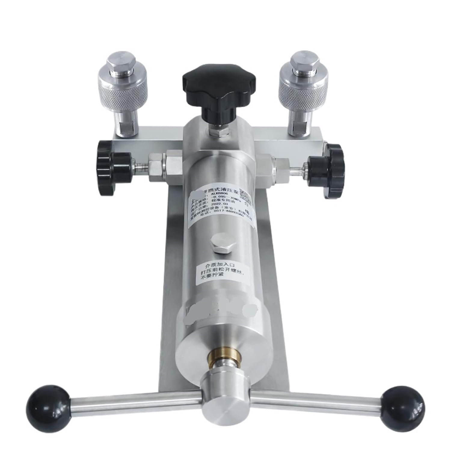 1pcs Pressure Gauge Calibration Table ALKB806 Manual Pressure Detection for Water Pressure and Oil Pressure Instrument Calibration(0-5800psi)
