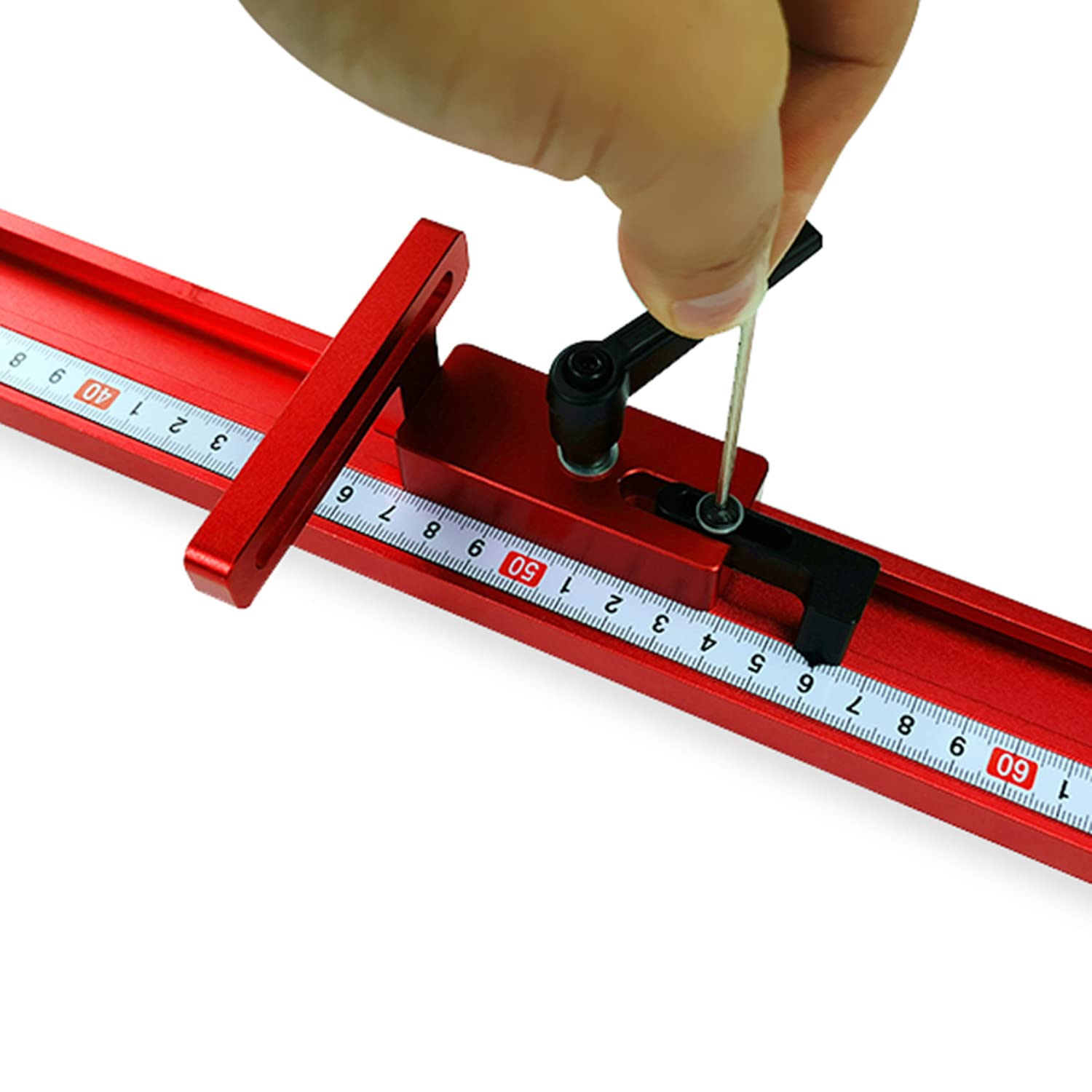 Positionneur de glissière en aluminium de butée de rail de type 45 pour 30mm t - slot t t - Rail menuiserie DIY