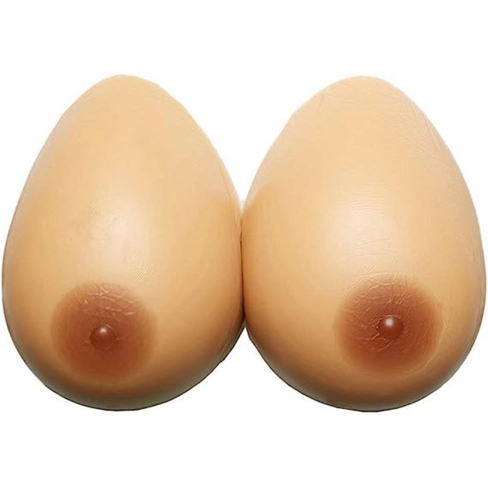 1 Pair Non-Adhesive Silicone Breast Forms - Ultra Realistic Fake Boobs, Teardrop Shaped False Breasts for a Natural Silhouette, Comfortable Silicone Boobs Inserts for Pocketed Bra