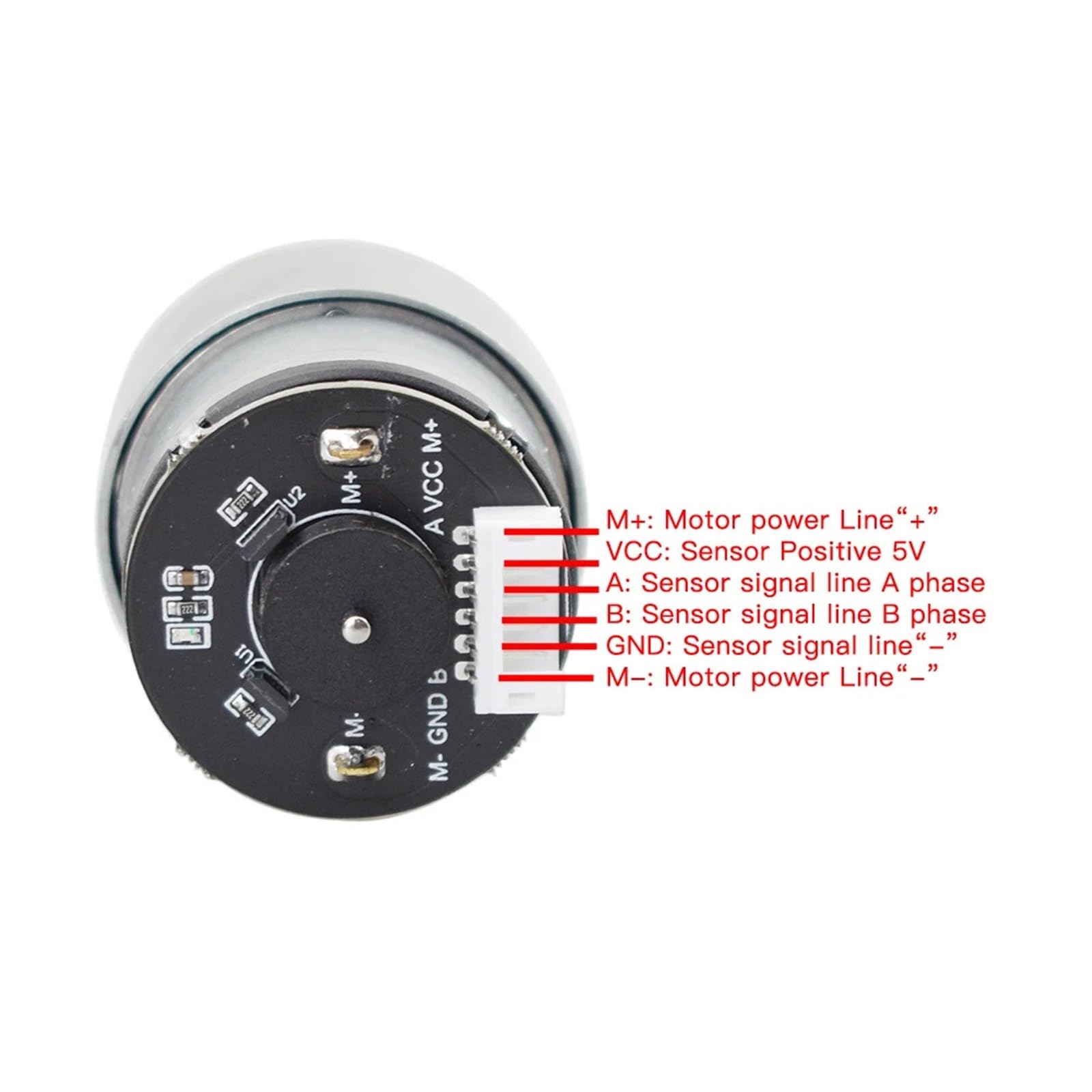 Rueda Mecanum de 78mm + 4 Uds. De Motor de 12V 178rpm con codificador de Velocidad for Arduino DIY, Piezas de robótica Inteligente RC, Carga Grande de 25KG, 4 Uds.