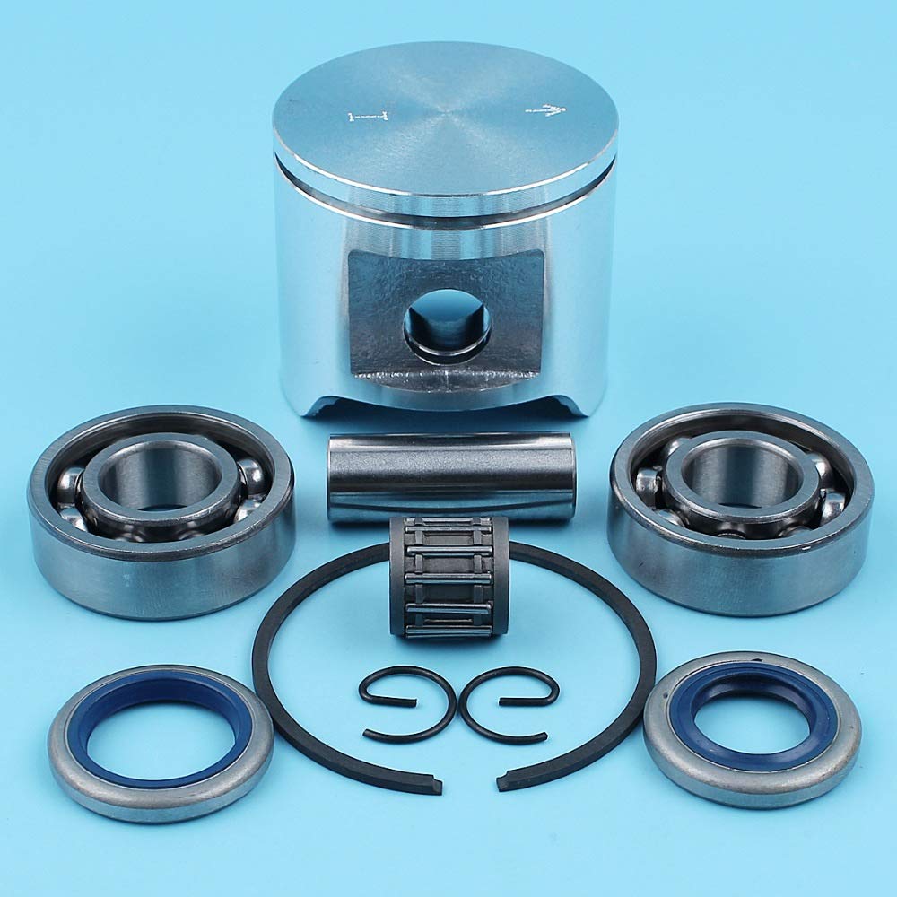Zestaw uszczelek olejowych łożysk kulkowych wału korbowego 48 mm, do Husqvarna, 365 Special, do EPA, piły łańcuchowej 503691371 Zestaw pierścieni tłokowych