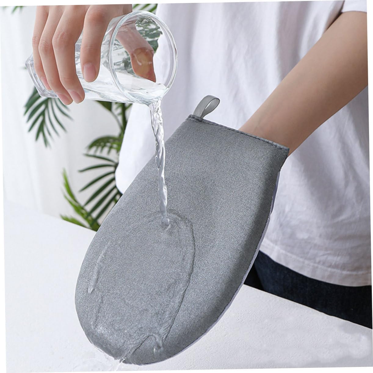 Levemolo 2pcs Garment Steamer Ironing Mitts Scald Gloves Ironing Board Gloves Hand Steamer for Clothes Steam Mitts Steam