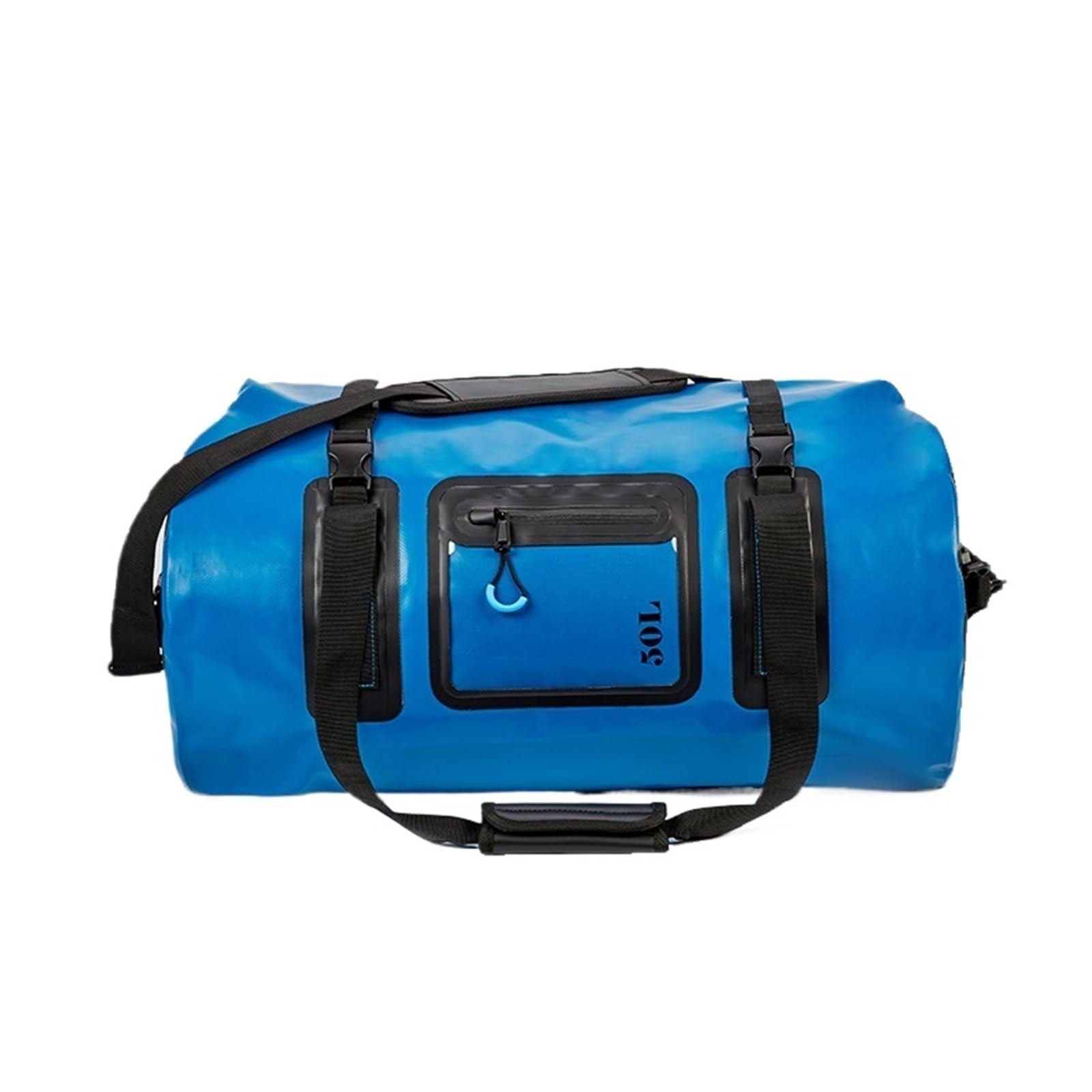Dry Ferm Bag 50L 70L 120L Im Freien wasserdichte Dry Bag Wasser Sport Griff Verpackung Strand Schwimmen Gepäck(Blue 50L)