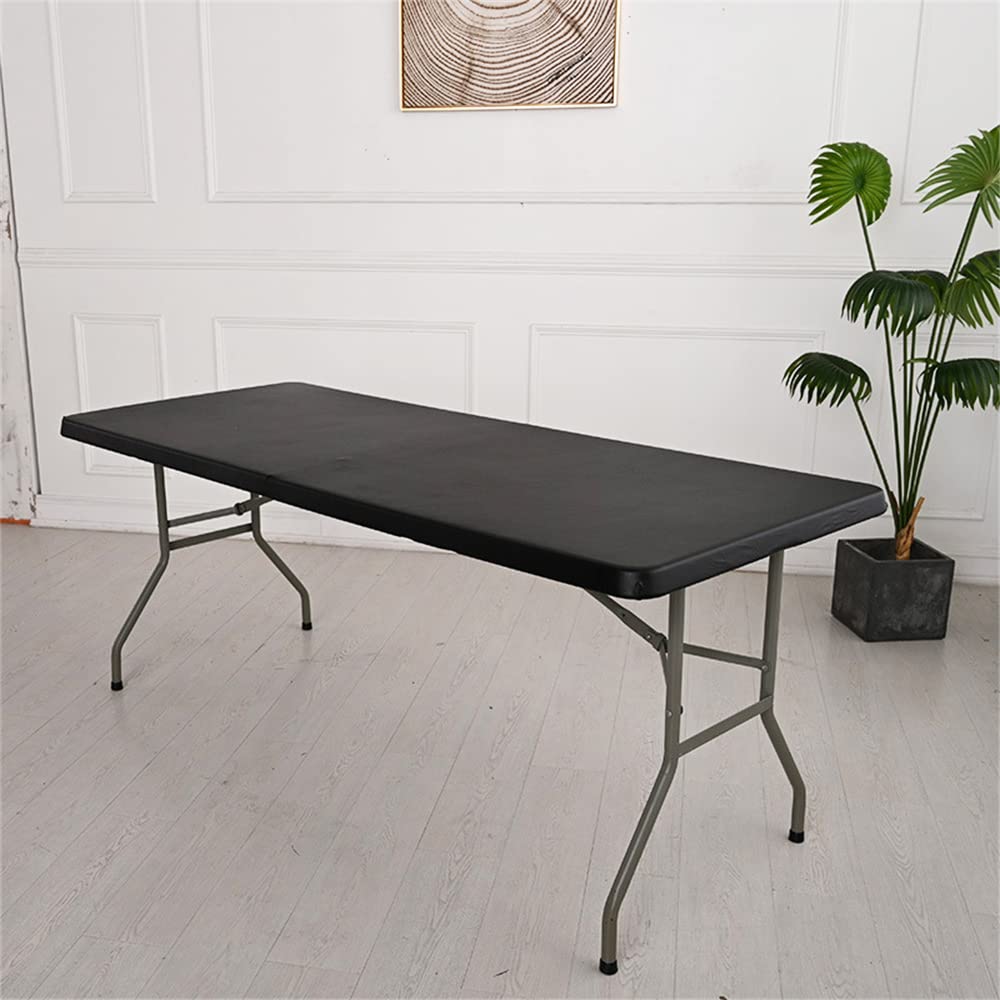 Tovaglia Rettangolare FANSU Impermeabile E Antimacchia – 140x140 Cm, Verde Scuro, Con Stampa Astratta, Per Cucina E Giardino - 3