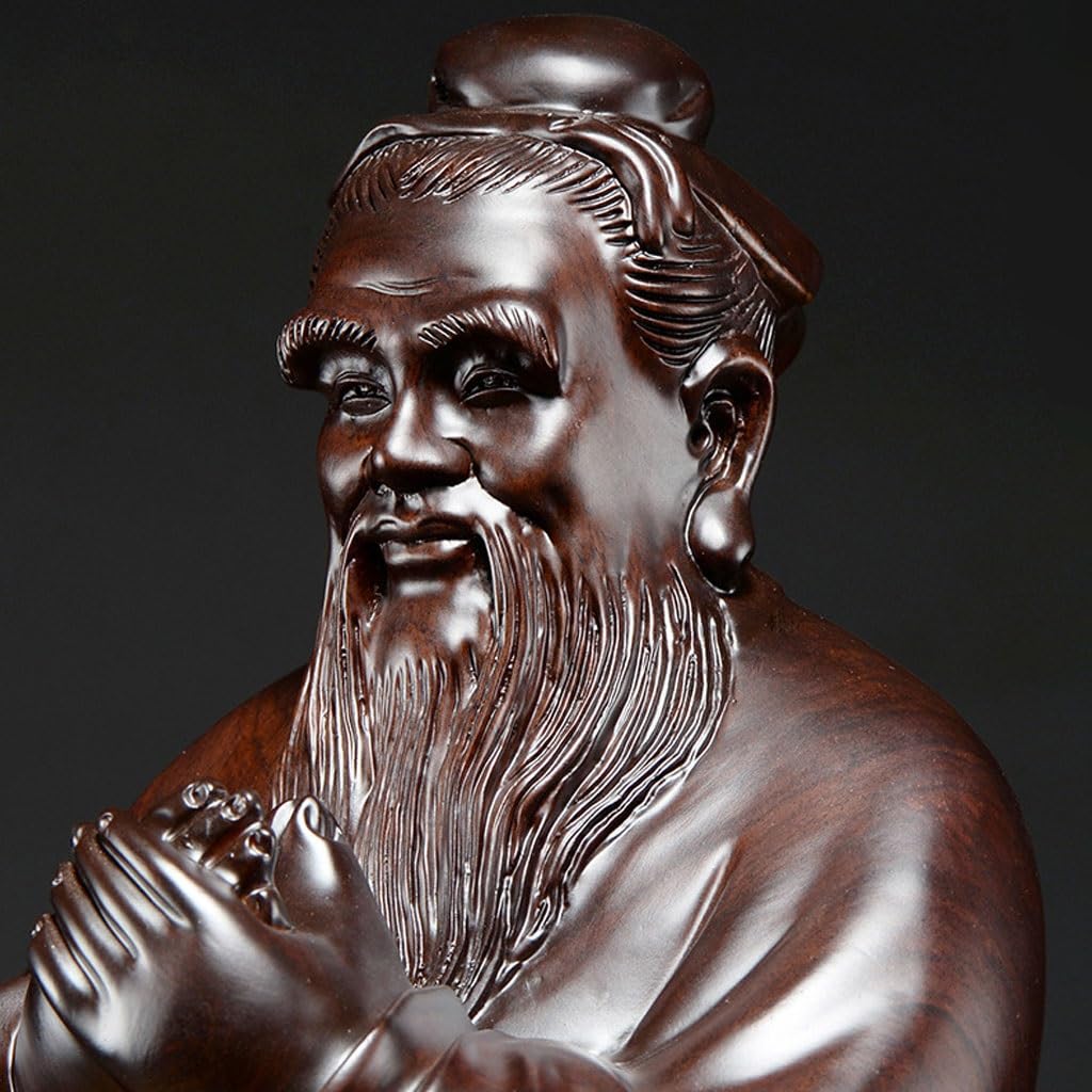 Dekoracja pulpitu Drewniana statua Ozdoba Salon Studium Rzemiosło Pulpit Biuro Dekoracja Rzemiosło Rzemiosła Dekoracja Domu (14,96 cala)