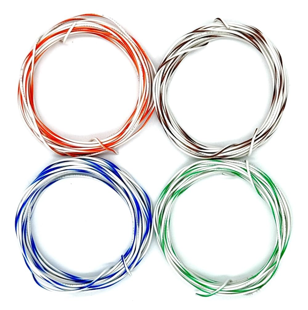 22 AWG Hook-Up Wire Kit 22 Gauge PVC Electrical Solid Tinned Copper Wire - 10 Color Large Variety Pack 150 Feet by eHub Labs