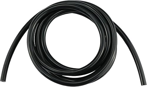 Miniatura 27 de Ucreative Manguera de tubo de vacío de silicona reforzada de alta temperatura, 3.2 pies de longitud, diámetro interno de 1/2" (13 mm), presión Negro