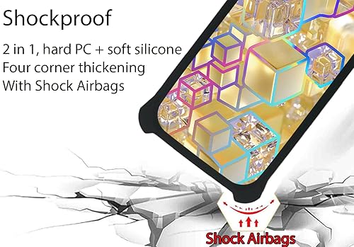 Miniatura 2 de Funda para Oneplus 10 Pro 0.18 oz compatible con Oneplus 10 Pro 0.18 oz Funda [con protector de pantalla de vidrio templado] [PC duro + silicona