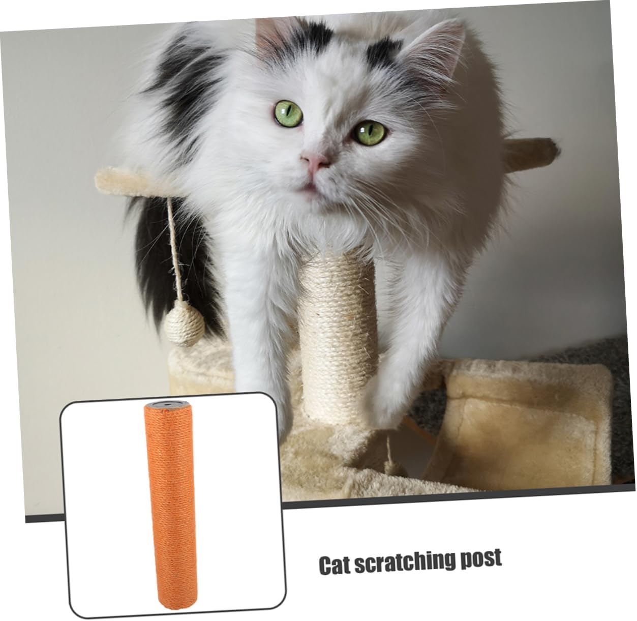 review Happyyami 2pcs Cat Climbing Frame Reusable Cat Scratching Post Cat Scratching Post Replacement Decorative Cat Scratcher Adorable Cat Scratcher Cute Scratching Post Adorable Scratching Pole
