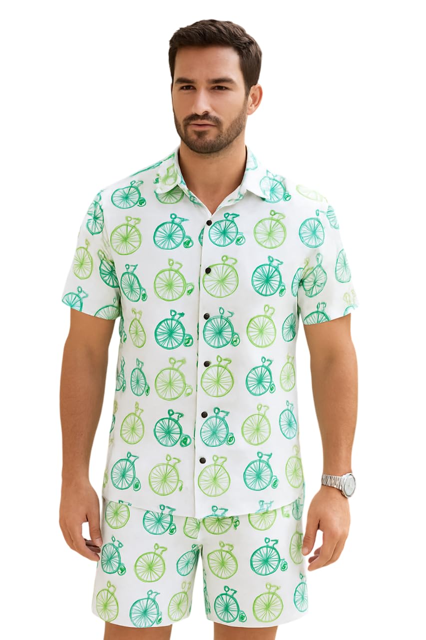 MEN'S NIGHTWEAR || MENS PRINTED NIGHT SUITS || Night Suit Co-Ord Set For Mens Whitie-image-48