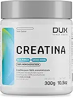 Creatina Monohidratada Sem Sabor - Pote 300g - Suplementação Treino Academia, Ganho Muscular Hipertrofia, Força Energia Resistência, Suplementos Naturais - DUX HUMAN HEALTH