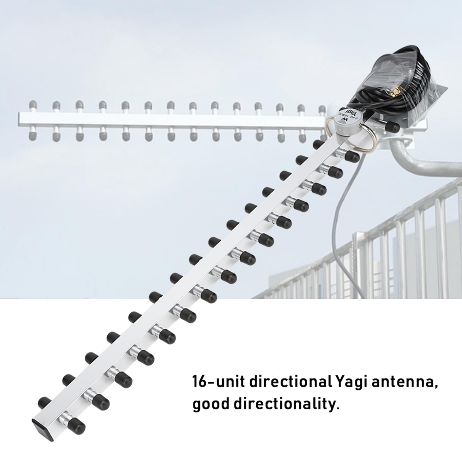 Yagi .4G 25dBi router sieciowy Cardntenna płyta główna antena kierunkowa 50 × 7 × 4 2,4 G 25 dBi karta routera o wysokim wzmocnieniu 16-jednostkowa kierunkowa antena Yagi