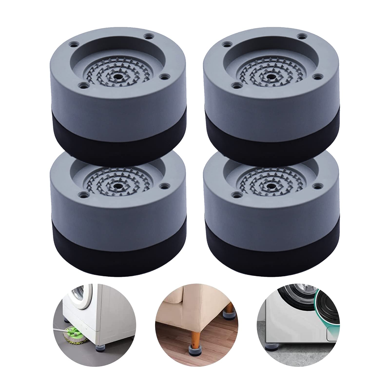 Oimzzr Almohadillas Antideslizantes para Pies, Almohadillas AntivibracióN  para ElectrodoméSticos, Estabilizador para Elevar La Altura, Reducir El  Ruido, Proteger El Suelo, 4 Uds. : Amazon.com.mx: Herramientas y Mejoras  del Hogar