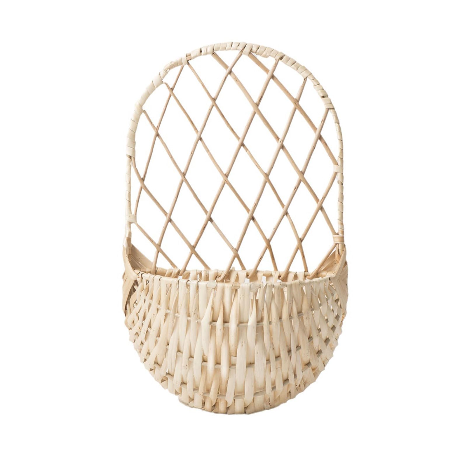 Elnwnnkc Handcrafteds Willows Basket, Multipurpose Wickers Basket for Home and Commercial Friendly Basketry