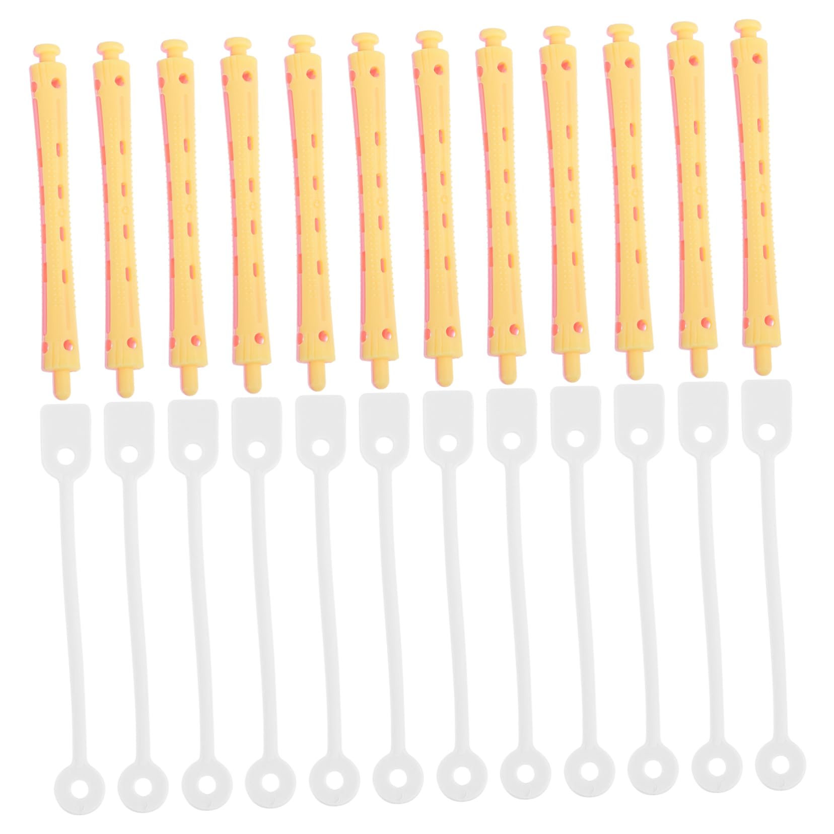 Ipetboom Flexible Perm Rods 12 Pcs Hair Rollers Set Styling Tools for Women Home Perm Kit