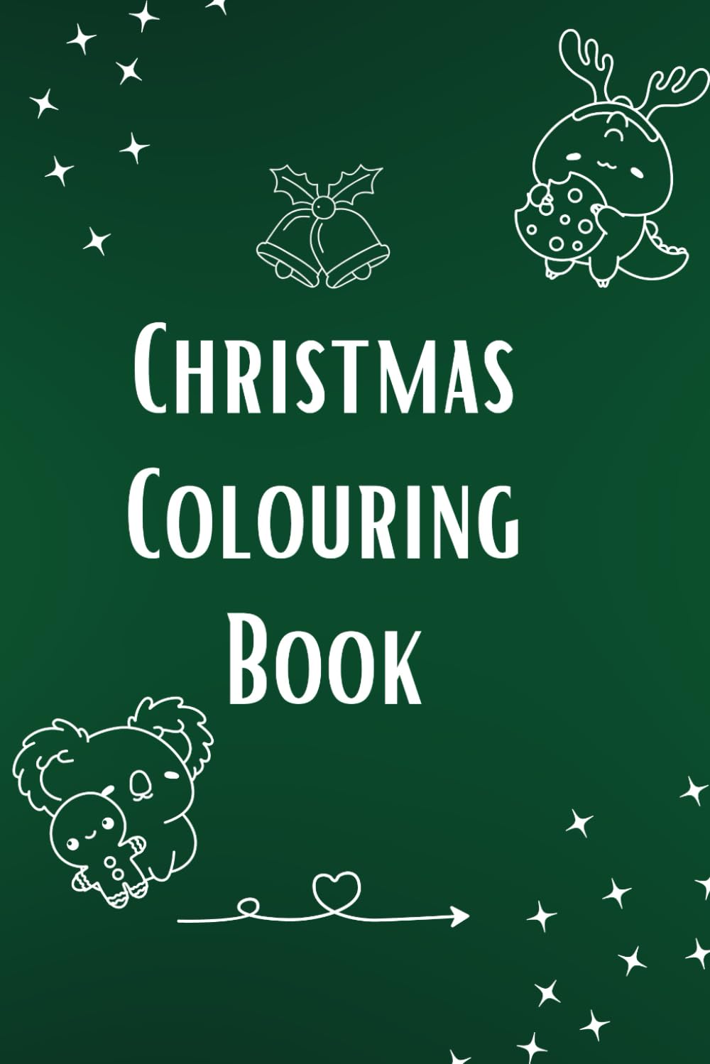 Christmas Coloring Book for Little Kids: Easy & Adorable Holiday Coloring Pages for Toddlers and Preschoolers