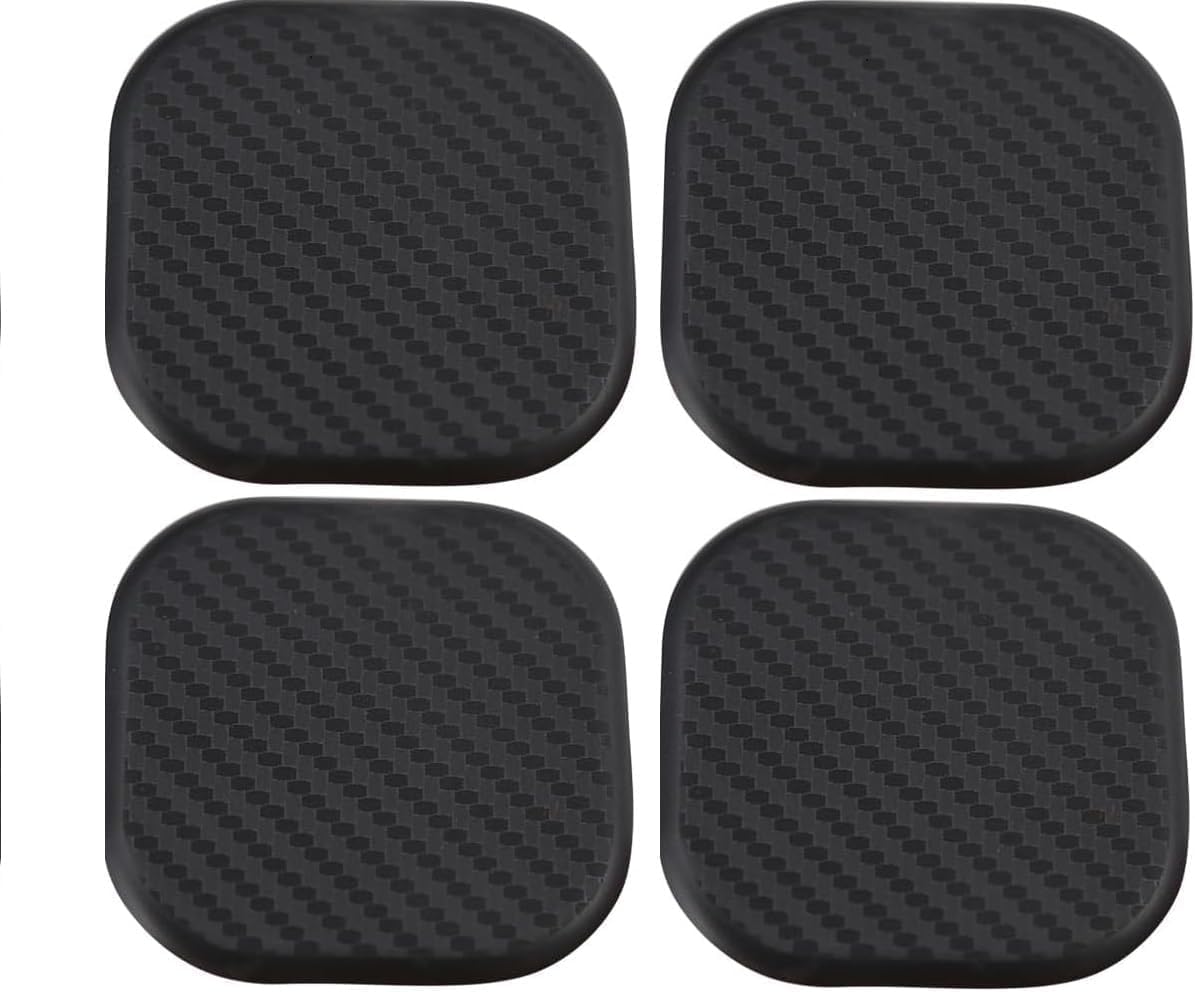 xiaozhao33 4-piece set of silicone square cup holder coasters