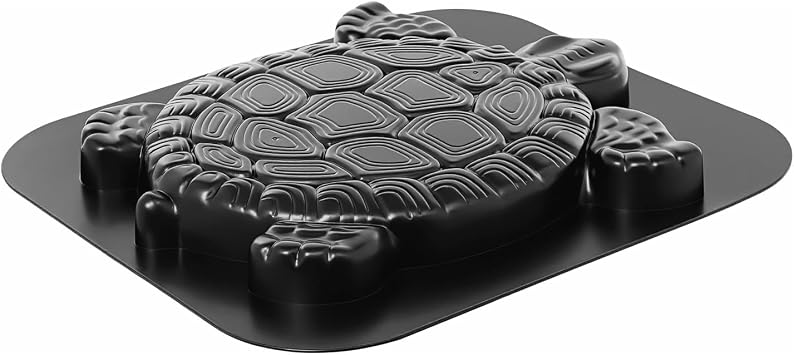 Turtle Shape Paving Mold, Decorative Stepping Stone Mould,Concrete Cement Mould Reusable Walkway Stamp for Garden Patio Sidewalk, DIY Stepping Stone Pavement 17.3 * 15in